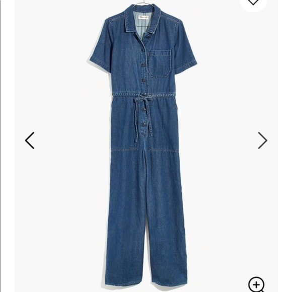 Madewell Blue Denim Jumpsuit - Picture 6 of 8